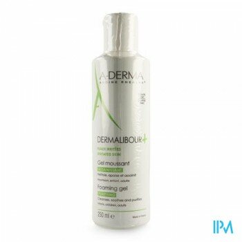 aderma-dermalibour-gel-moussant-assainissant-peaux-irritees-250-ml